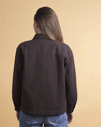  Elsk - Twill Womans Overshirt - Brown